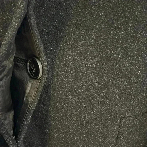 [XS]Babaton Pearce Wool Cashmere Blend WMN Hooded Mid  Length Coat Peacoat - Picture 7 of 16